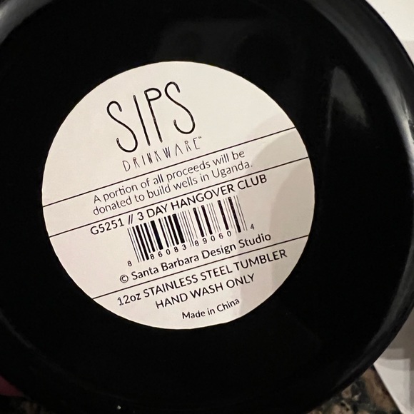 Santa Barbara Design Studio SIPS Stainless Steel Tumbler, 12-Ounce, Hangover - Picture 3 of 4